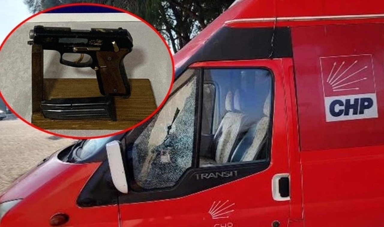 Balıkesir'de CHP Aracına Silahlı Saldırı