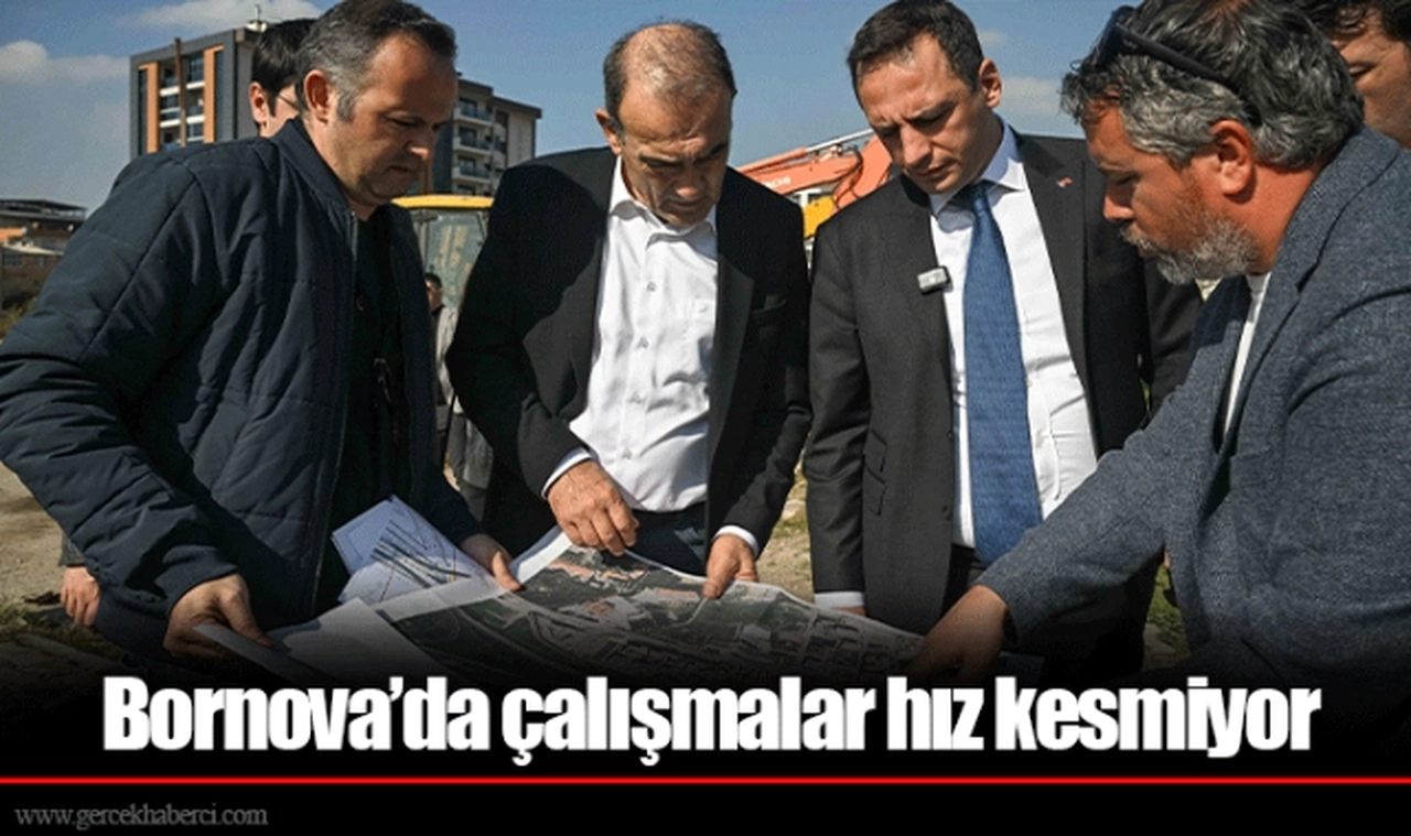 Bornova’da çalışmalar hız kesmiyor
