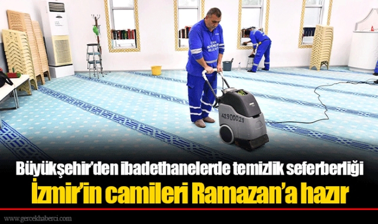 Büyükşehir’den ibadethanelerde temizlik seferberliği