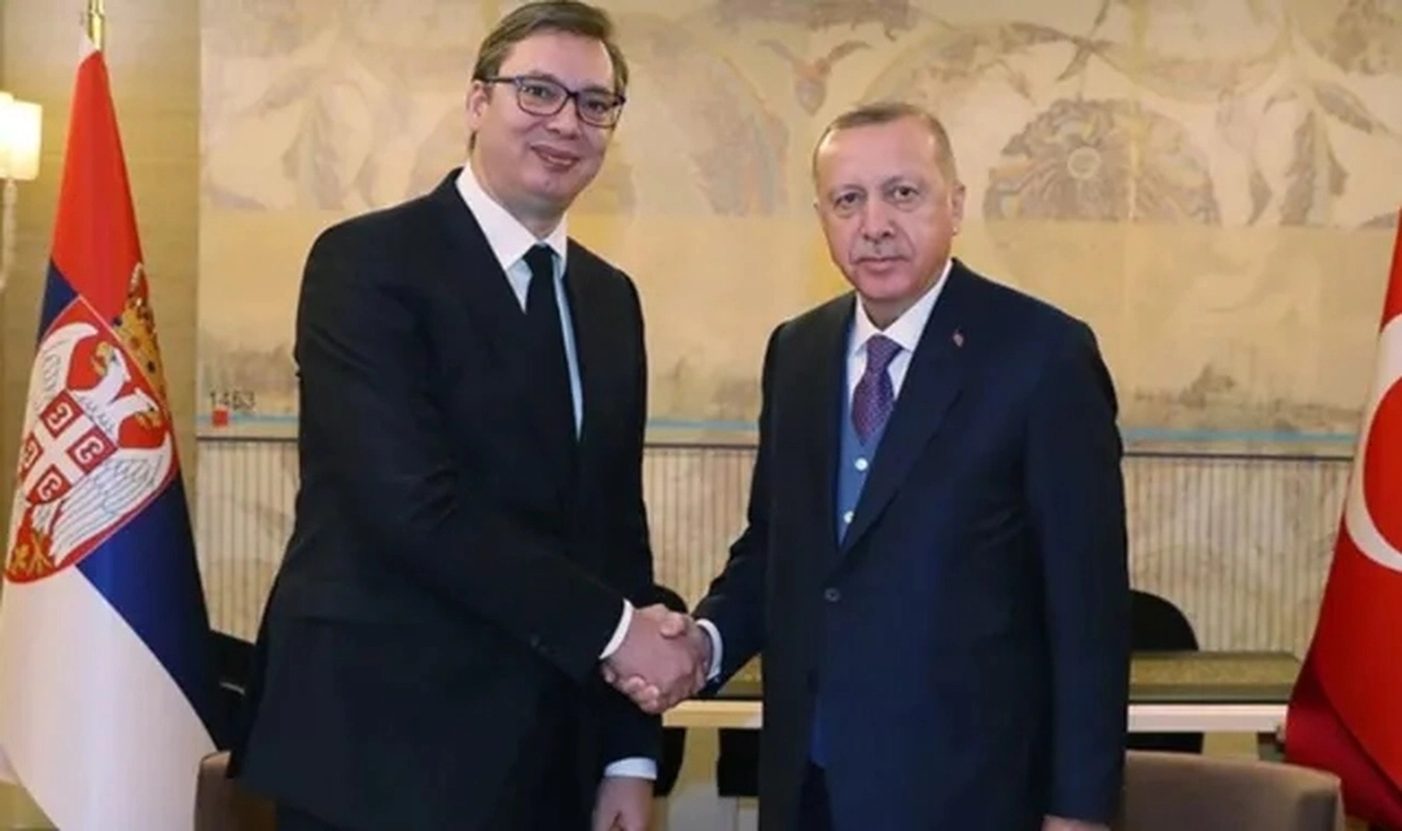 Cumhurbaşkanı Erdoğan, Sırbistan Cumhurbaşkanı Vucic ile görüştü