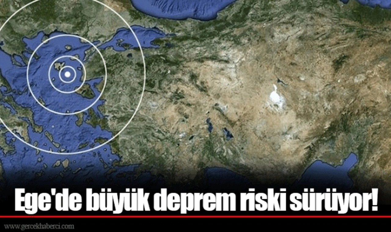 Ege'de büyük deprem riski sürüyor!