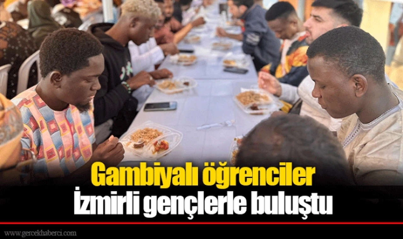 Gambiyalı öğrenciler İzmirli gençlerle buluştu