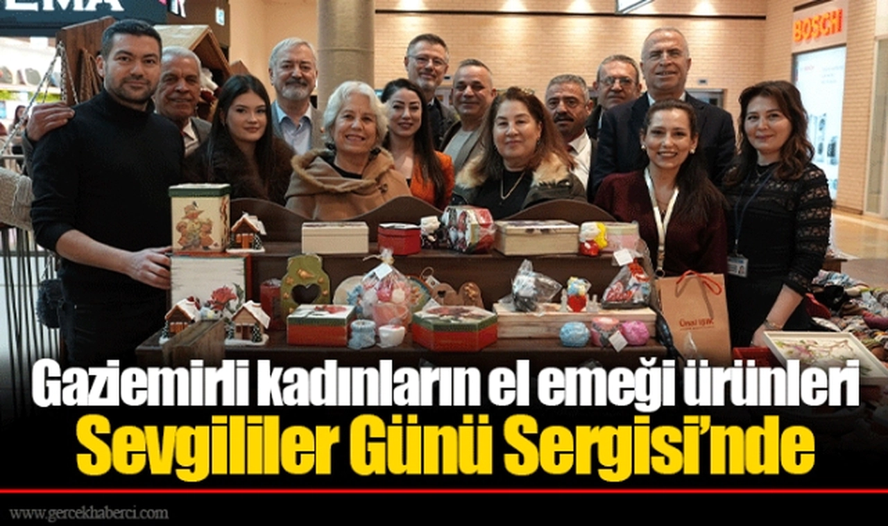 Gaziemirli kadınların el emeği ürünleri Sevgililer Günü Sergisi’nde
