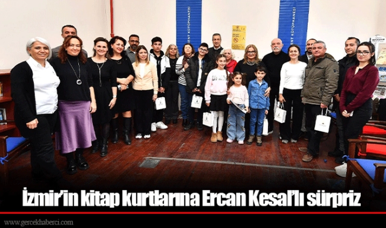 İzmir’in kitap kurtlarına Ercan Kesal’lı sürpriz