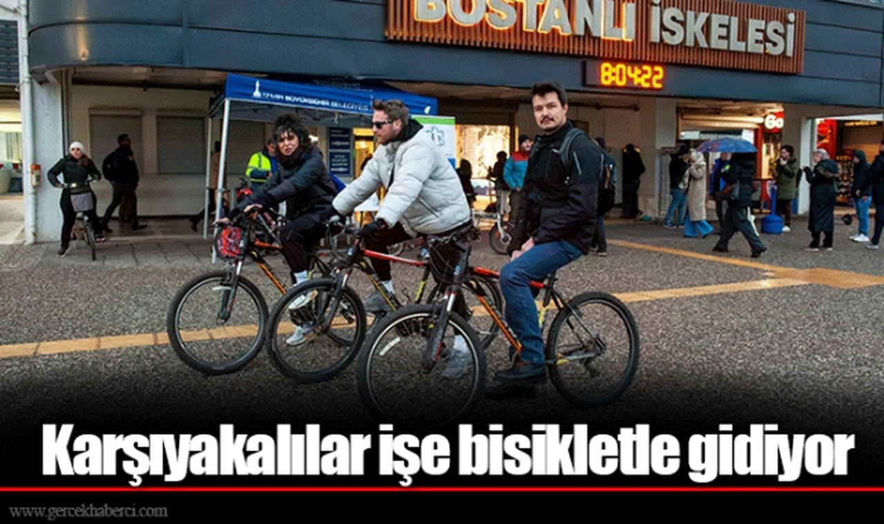Karşıyakalılar işe bisikletle gidiyor