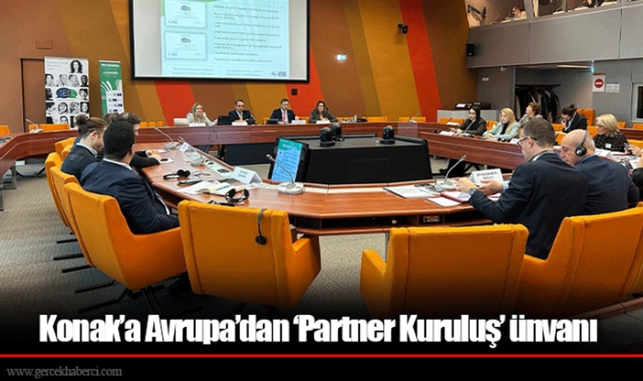 Konak’a Avrupa’dan ‘Partner Kuruluş’ ünvanı