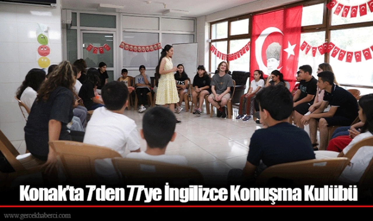 Konak’ta 7’den 77’ye İngilizce Konuşma Kulübü