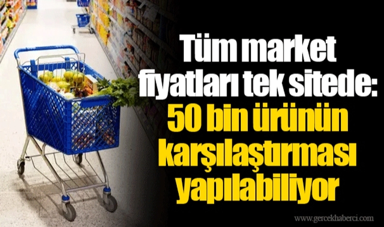 Tüm market fiyatları tek sitede: 50 bin ürünün karşılaştırması yapılabiliyor