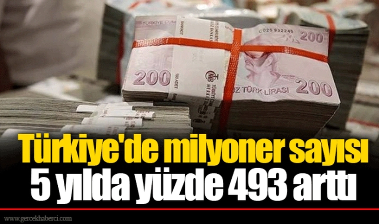 Türkiye'de milyoner sayısı 5 yılda yüzde 493 arttı