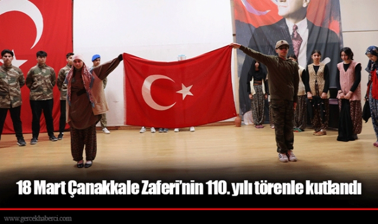 18 Mart Çanakkale Zaferi’nin 110. yılı törenle kutlandı