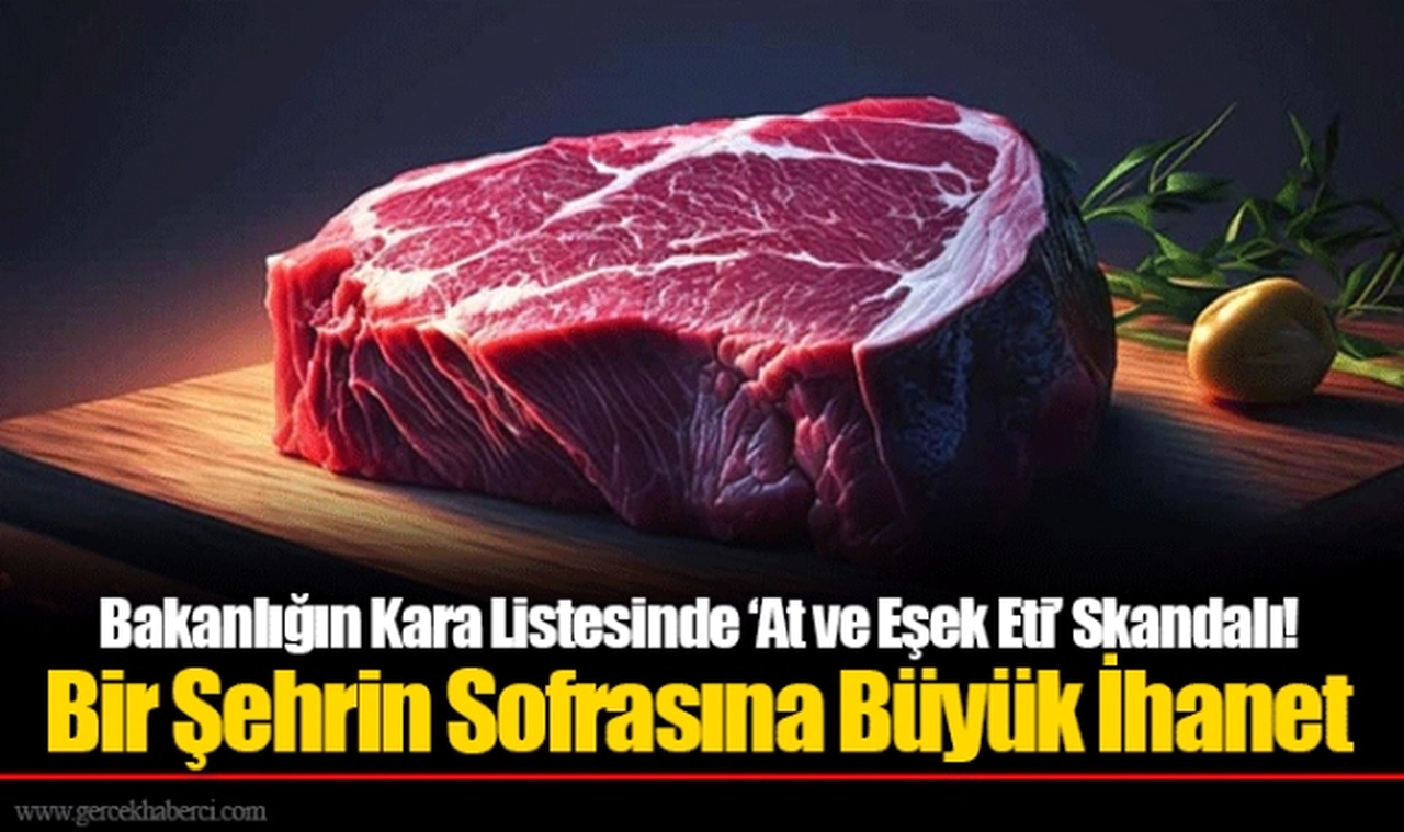 Bakanlığın Kara Listesinde ‘At ve Eşek Eti’ Skandalı! Bir Şehrin Sofrasına Büyük İhanet