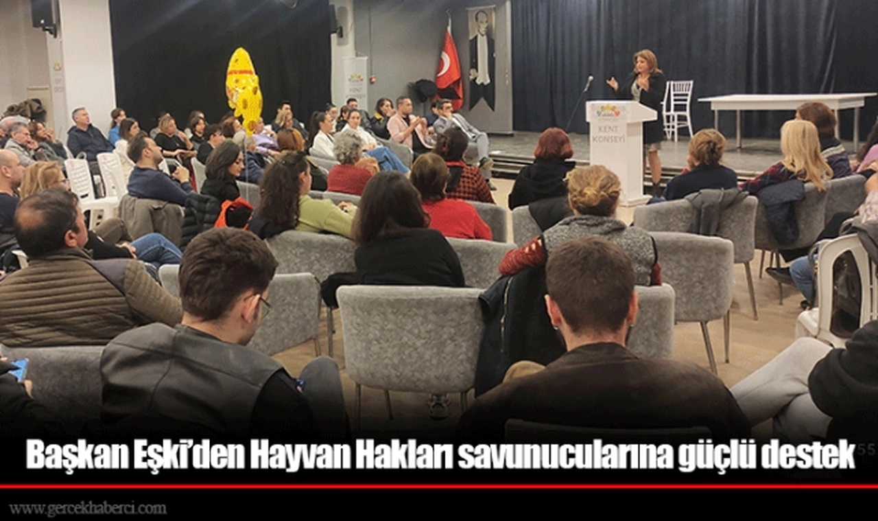 Başkan Eşki’den Hayvan Hakları savunucularına güçlü destek