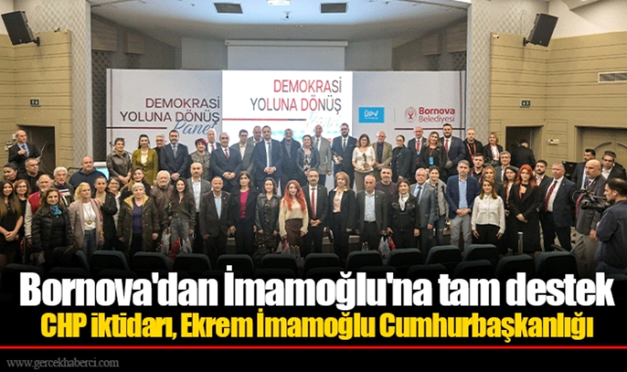 Bornova'dan İmamoğlu'na tam destek