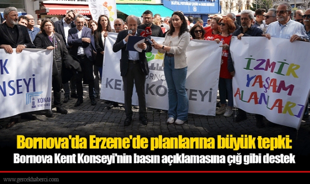 Bornova Kent Konseyi'nin basın açıklamasına çığ gibi destek