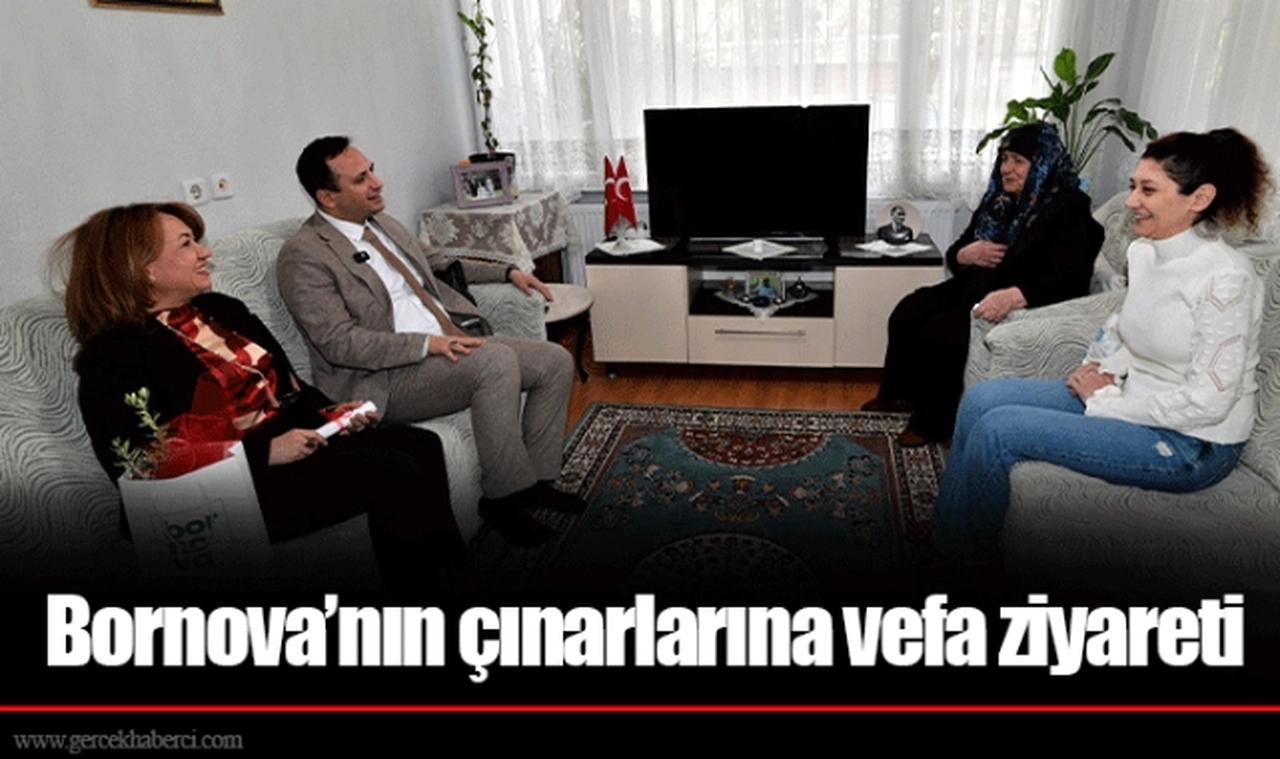 Bornova’nın çınarlarına vefa ziyareti