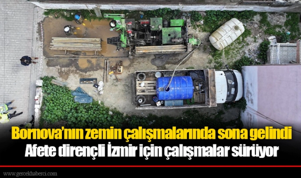 Bornova’nın zemin çalışmalarında sona gelindi