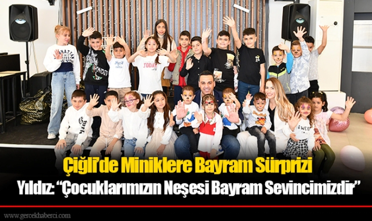 Çiğli’de Miniklere Bayram Sürprizi