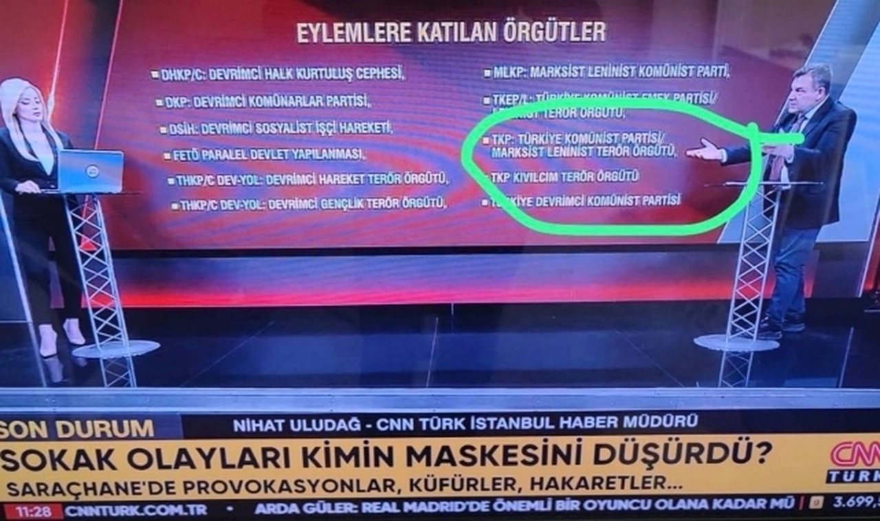 CNN Türk, TKP'ye 'terör örgütü' dedi: Kemal Okuyan'dan tepki