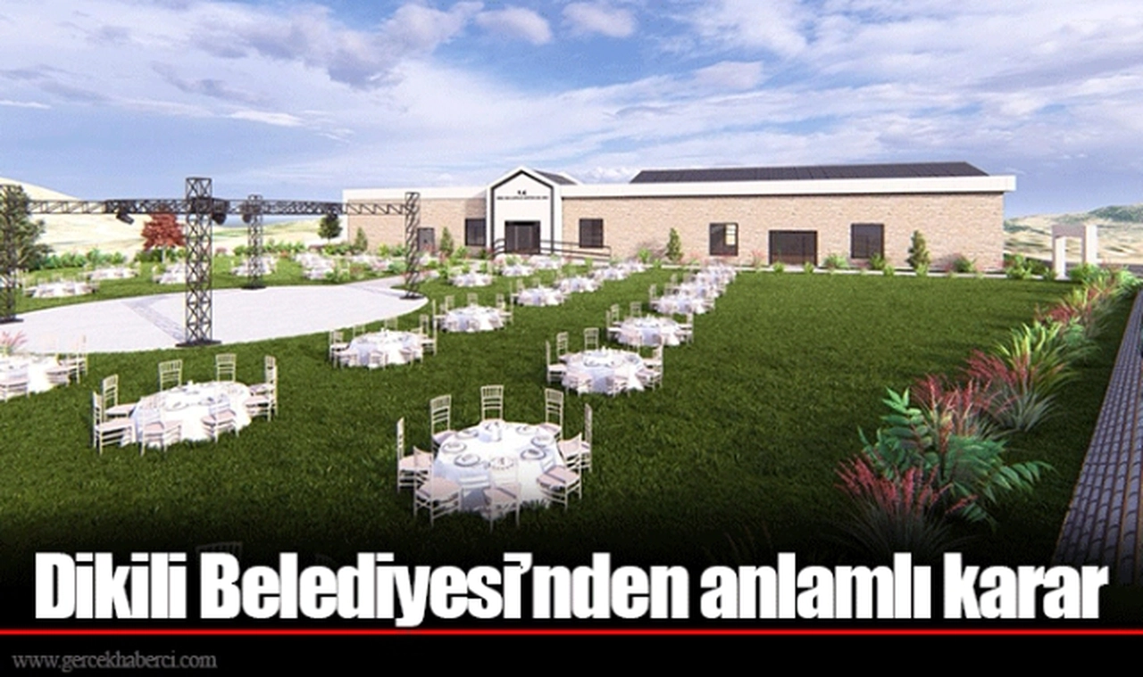 Dikili Belediyesi’nden anlamlı karar