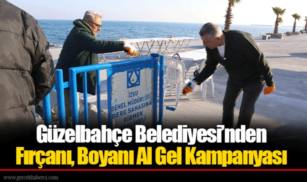 Güzelbahçe Belediyesi’nden Fırçanı, Boyanı Al Gel Kampanyası