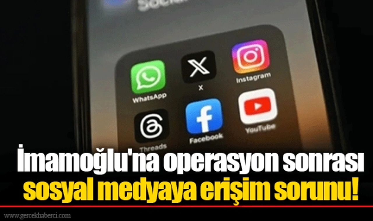 İmamoğlu'na operasyon sonrası sosyal medyaya erişim sorunu!