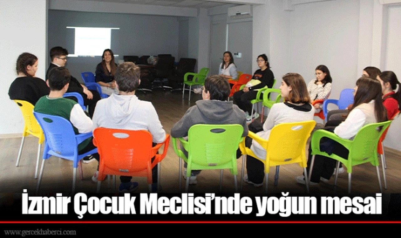 İzmir Çocuk Meclisi’nde yoğun mesai