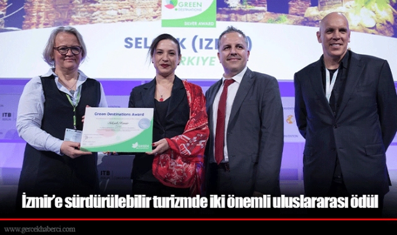 İzmir’e sürdürülebilir turizmde iki önemli uluslararası ödül