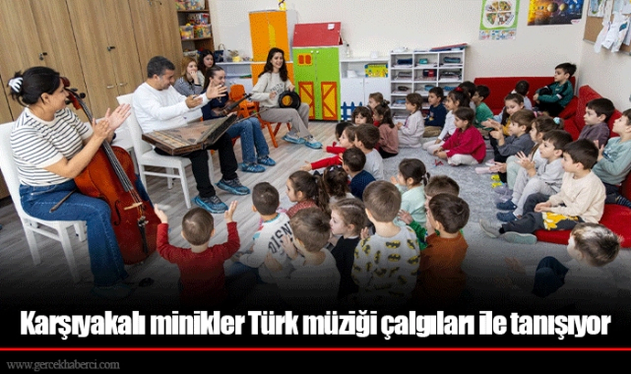 Karşıyakalı minikler Türk müziği çalgıları ile tanışıyor 
