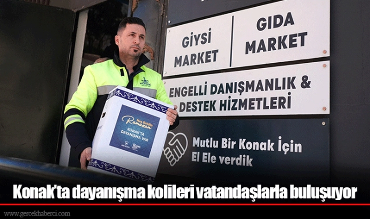 Konak’ta dayanışma kolileri vatandaşlarla buluşuyor