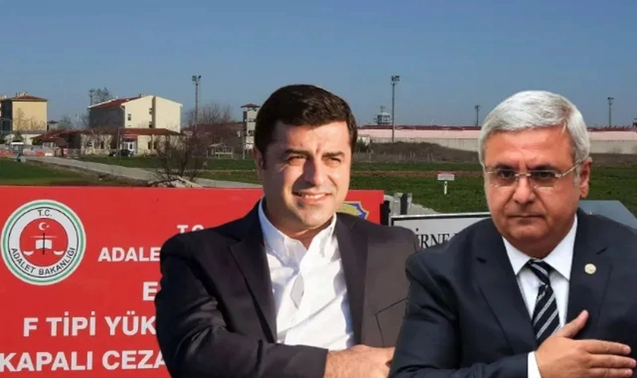 Mehmet Metiner'den Selahattin Demirtaş'a ziyaret: 'Geçmişi, bugünü ve yarını konuştuk'