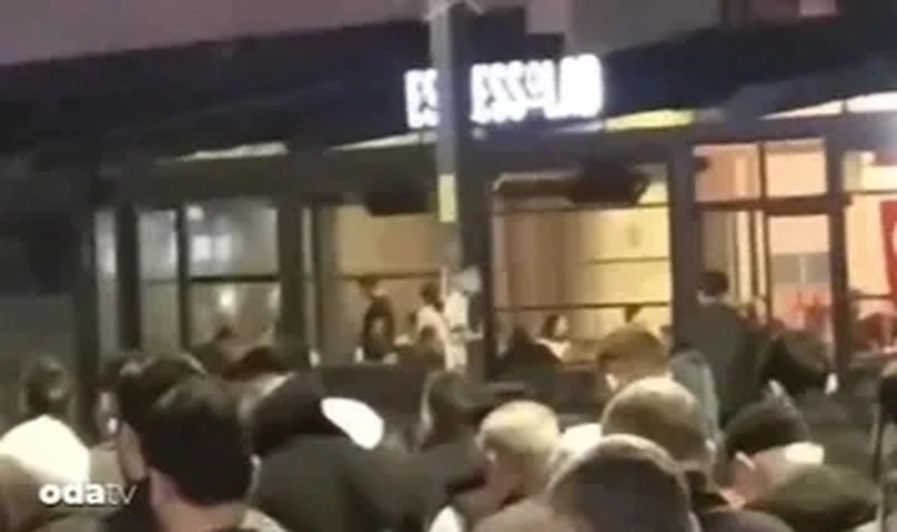 Miting sonrası provokasyon