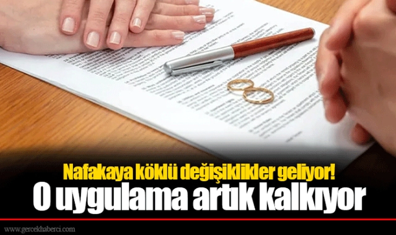 Nafakaya köklü değişiklikler geliyor! O uygulama artık kalkıyor