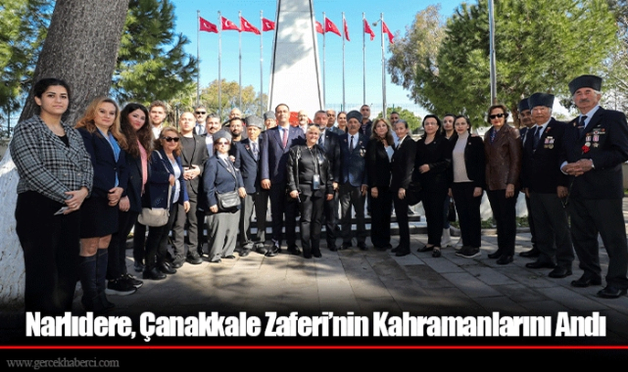  Narlıdere, Çanakkale Zaferi’nin Kahramanlarını Andı