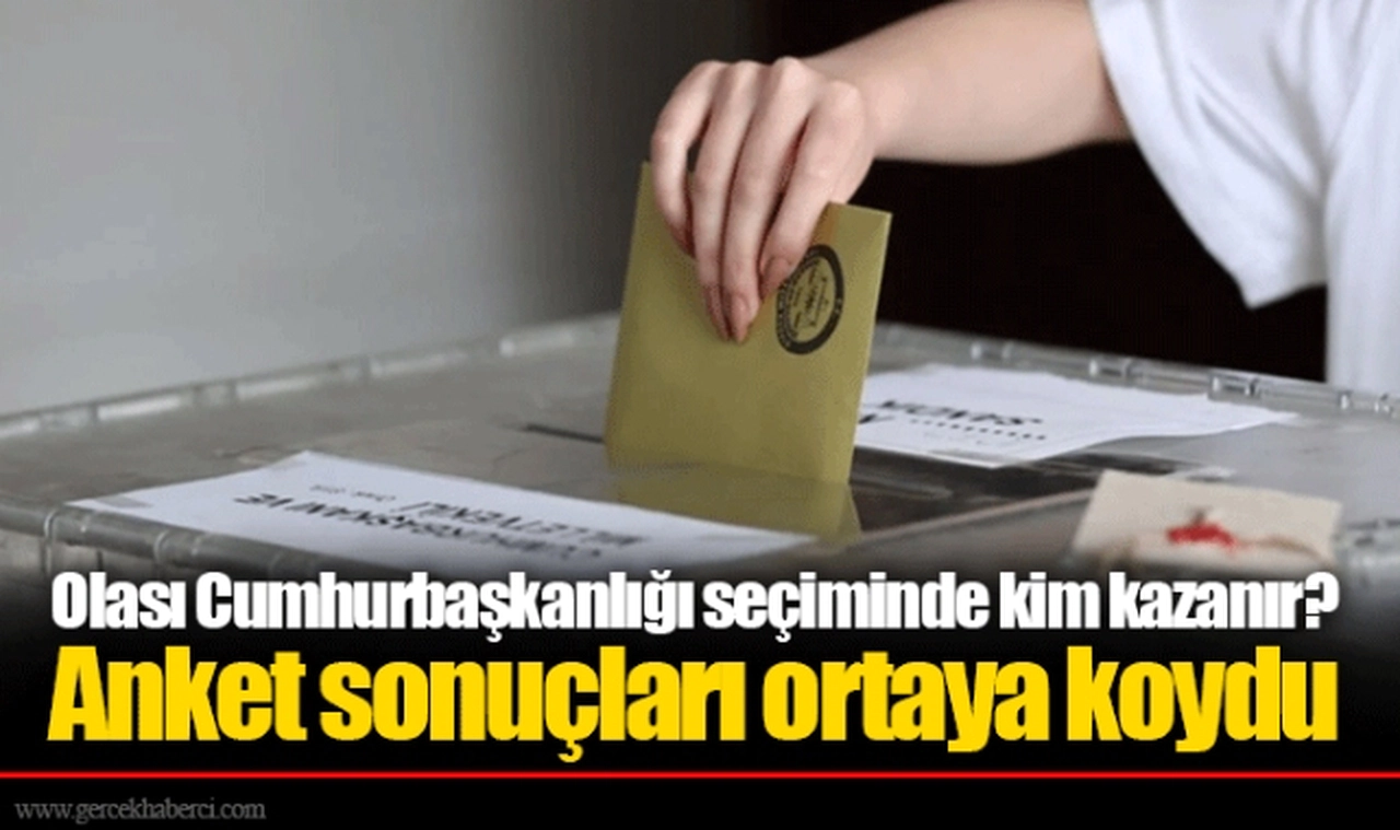 Olası Cumhurbaşkanlığı seçiminde kim kazanır? Anket sonuçları ortaya koydu