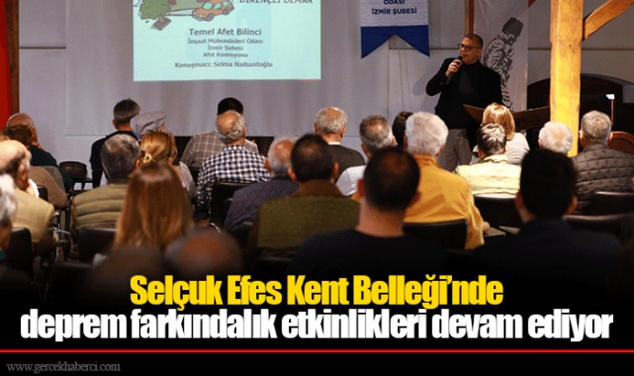 Selçuk Efes Kent Belleği’nde deprem farkındalık etkinlikleri devam ediyor