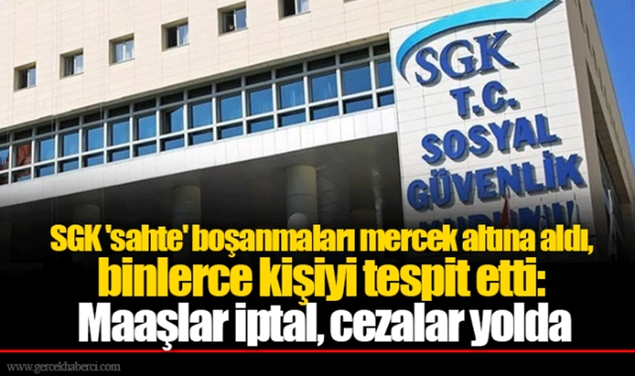 SGK 'sahte' boşanmaları mercek altına aldı, binlerce kişiyi tespit etti: Maaşlar iptal, cezalar yolda