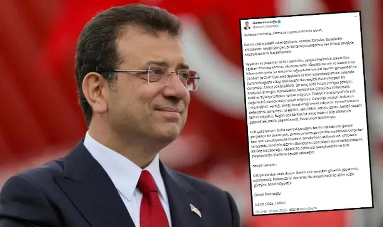 Silivri'den mektup: Ekrem İmamoğlu'ndan gençlere mesaj