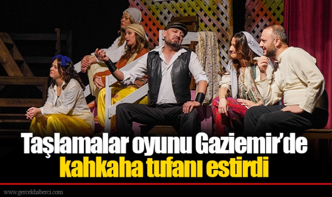 Taşlamalar oyunu Gaziemir'de kahkaha tufanı estirdi