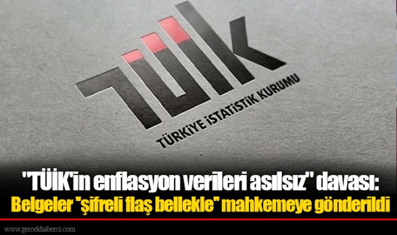"TÜİK'in enflasyon verileri asılsız" davası: Belgeler ''şifreli flaş bellekle'' mahkemeye gönderildi