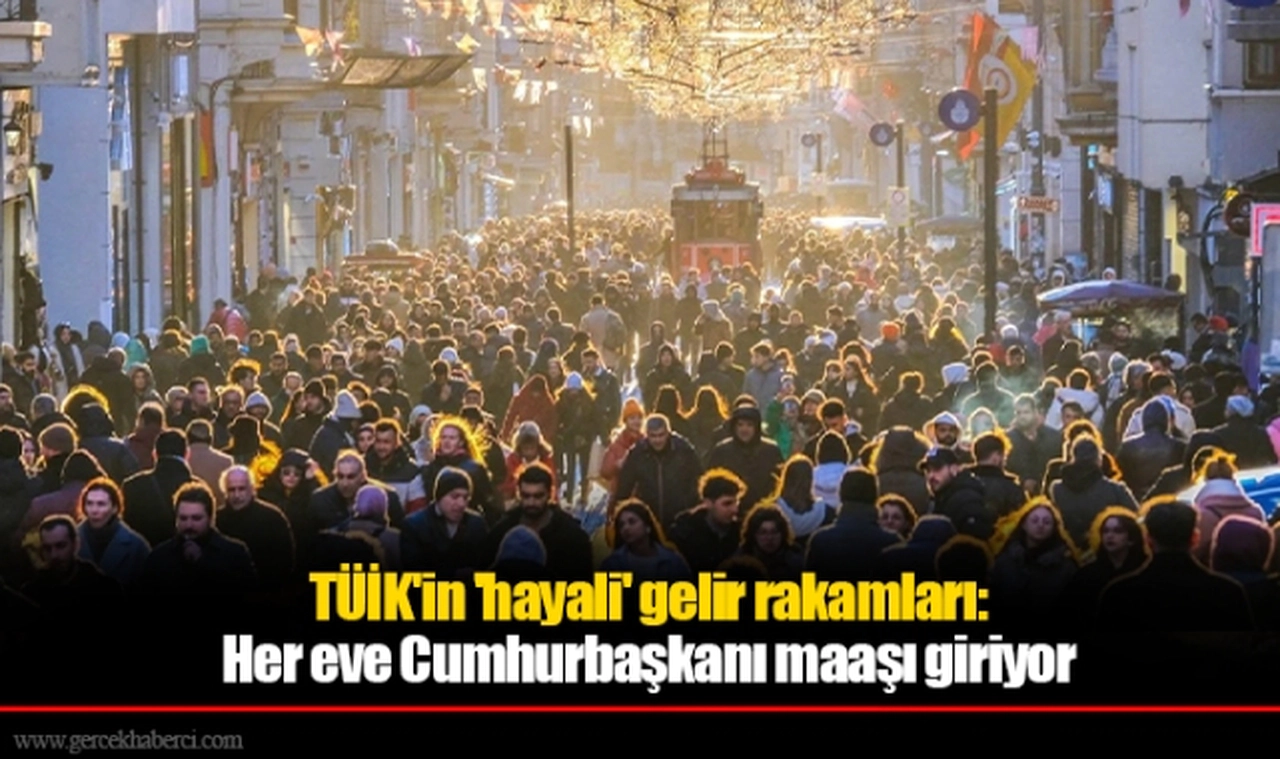 TÜİK'in 'hayali' gelir rakamları: Her eve Cumhurbaşkanı maaşı giriyor