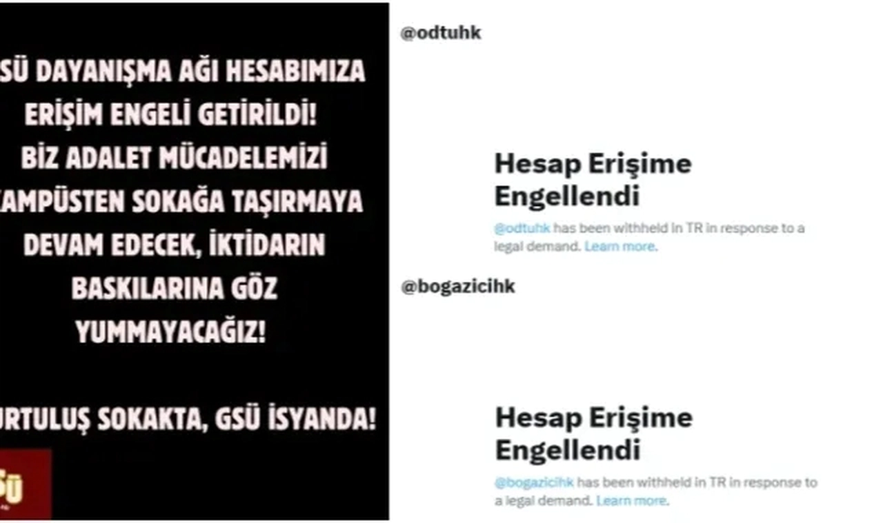 Üniversite öğrencilerinin X'teki dayanışma hesaplarına erişim engeli