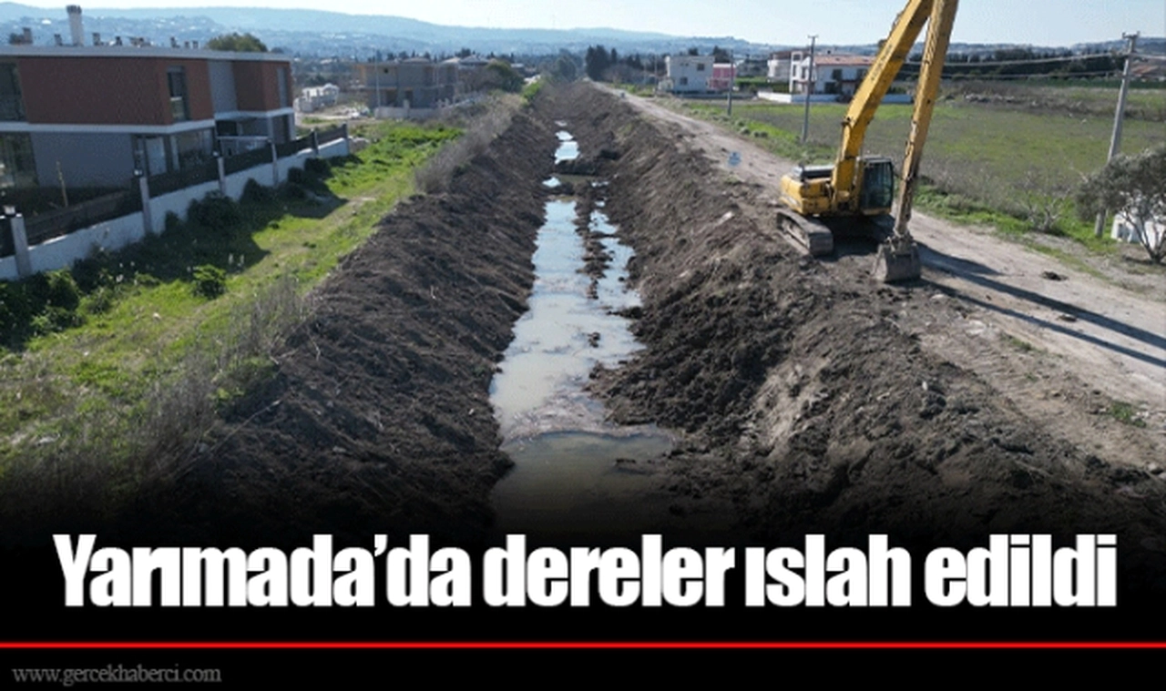 Yarımada’da dereler ıslah edildi