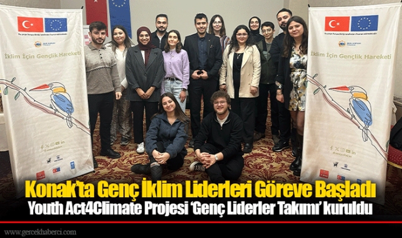 Youth Act4Climate Projesi ‘Genç Liderler Takımı’ kuruldu