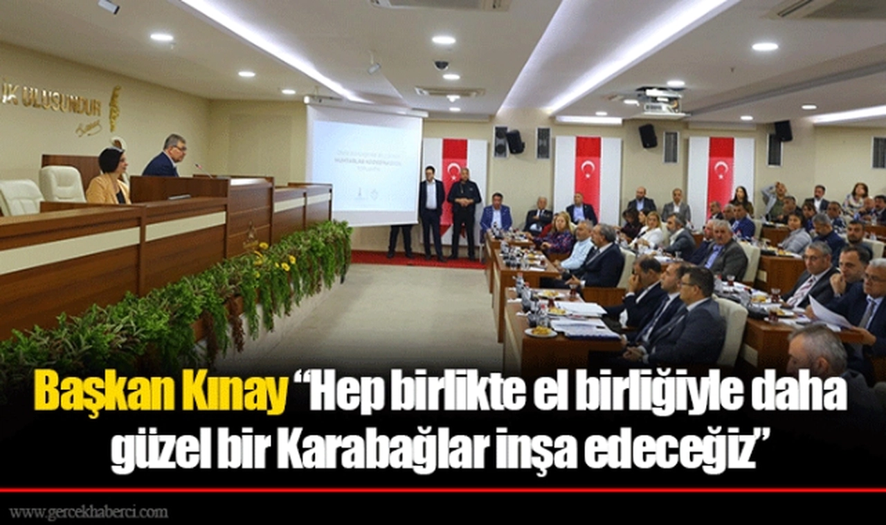 Başkan Kınay “Hep birlikte el birliğiyle daha güzel bir Karabağlar inşa edeceğiz”