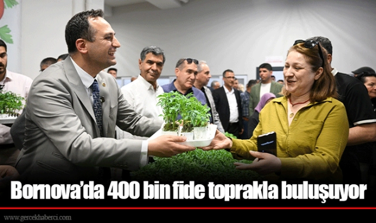 Bornova’da 400 bin fide toprakla buluşuyor