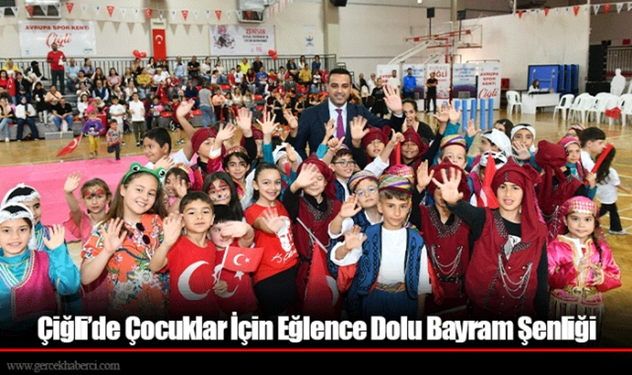 Çiğli’de Çocuklar İçin Eğlence Dolu Bayram Şenliği