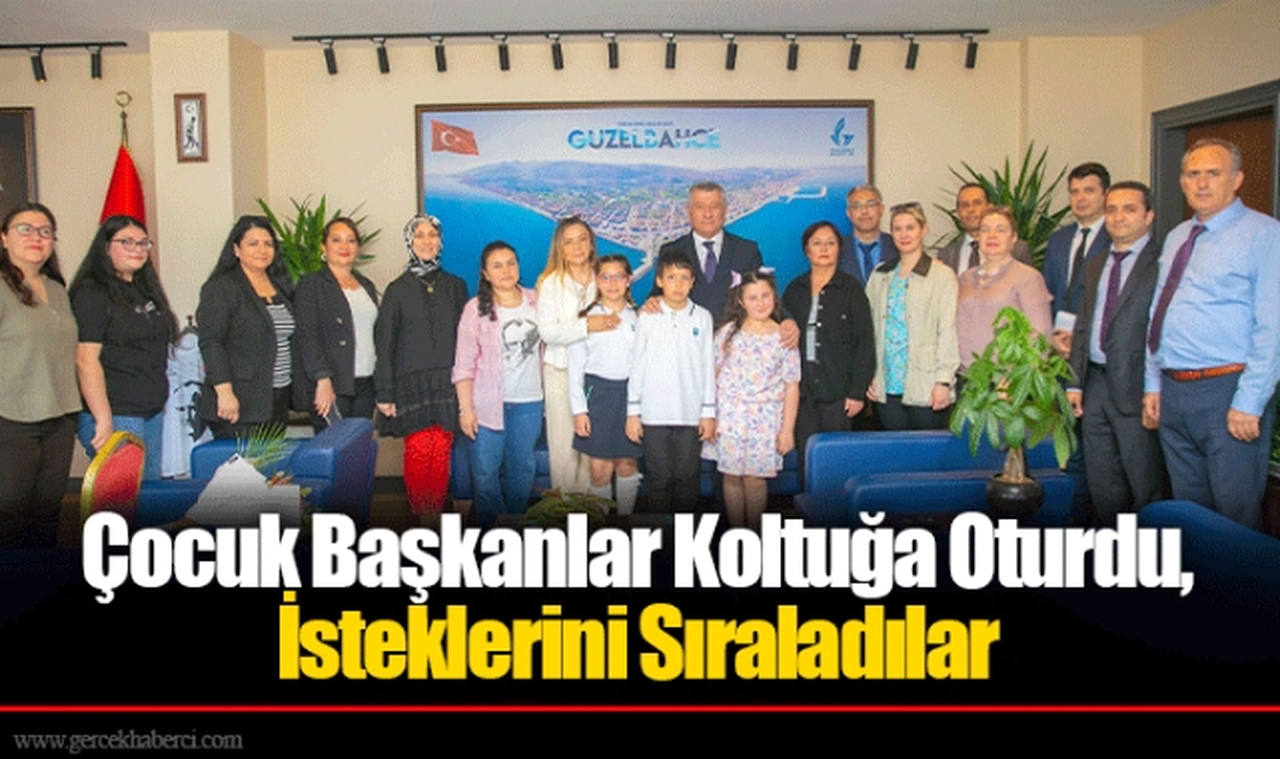 Çocuk Başkanlar Koltuğa Oturdu, İsteklerini Sıraladılar