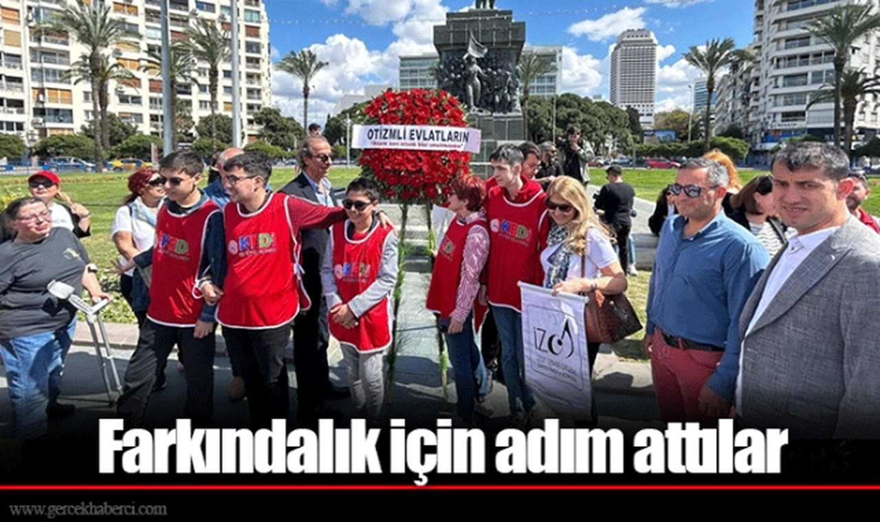 Farkındalık için adım attılar