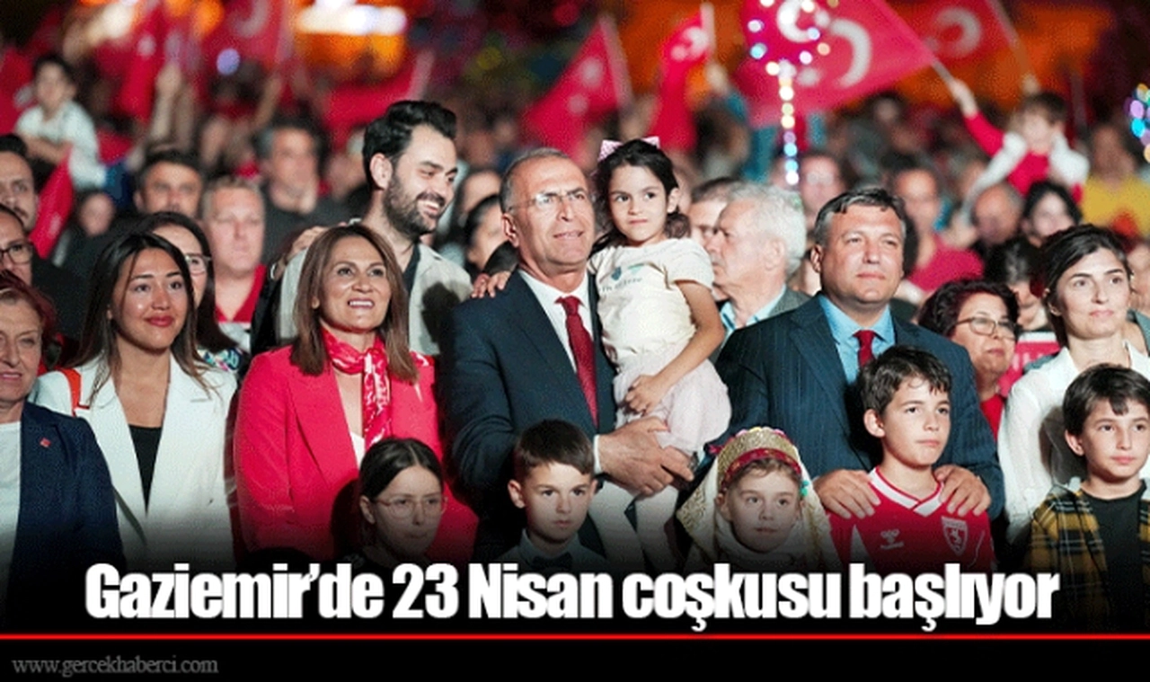 Gaziemir’de 23 Nisan coşkusu başlıyor
