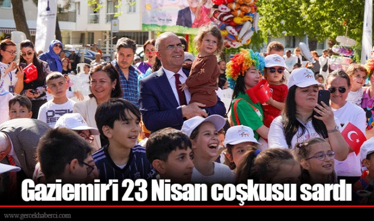Gaziemir’i 23 Nisan coşkusu sardı